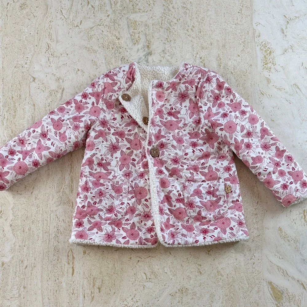 Sergent Major Toddler Girl Reversible Jacket – Size 3 Years / 98 cm French